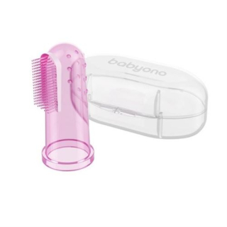 BabyOno finger toothbrush made of silicone with box