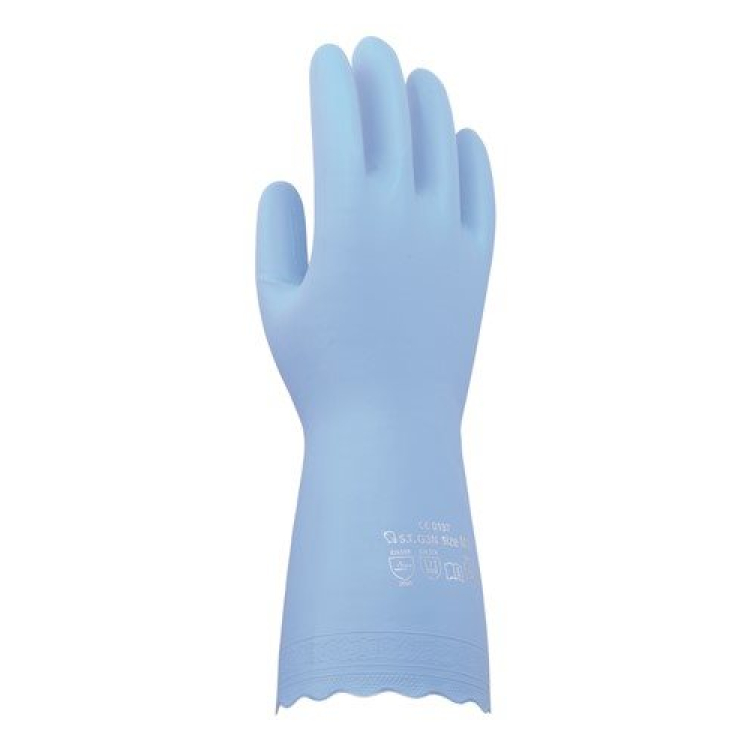 Sanor guantes antialérgicos PVC XL azul 1 par