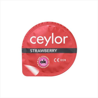 Ceylor Strawberry condoms 6 pieces