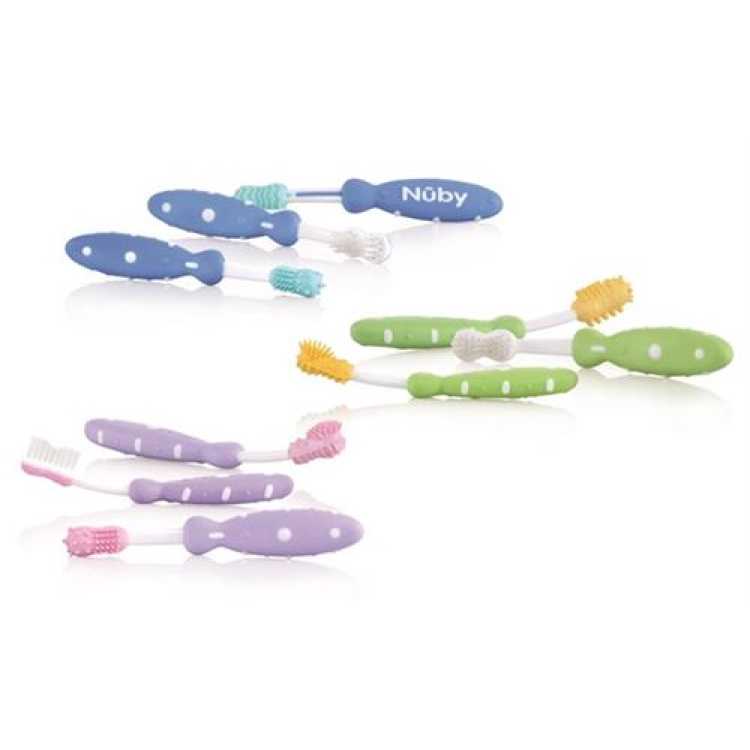 Nuby Toothbrush Trainer 3 faze