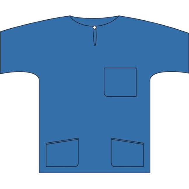 Barrier Scrub Suit Shirt L azul 48 uds.