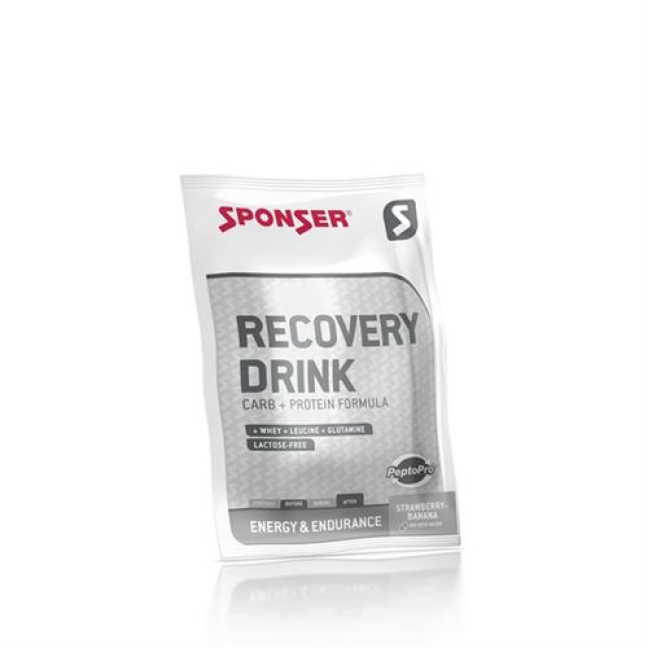 Sponser Recovery Drink Strawberry Banana Ds 1.2 kg