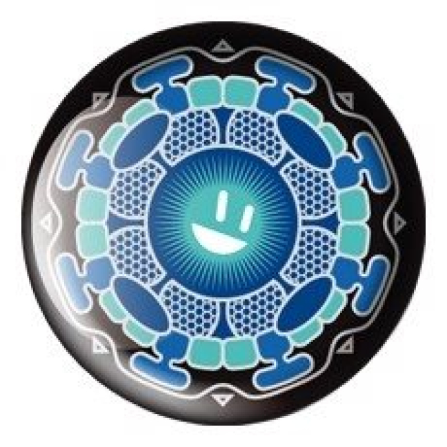 AVANTGARDE ENERGETIC Energy Badge Lucky Ray sapphire