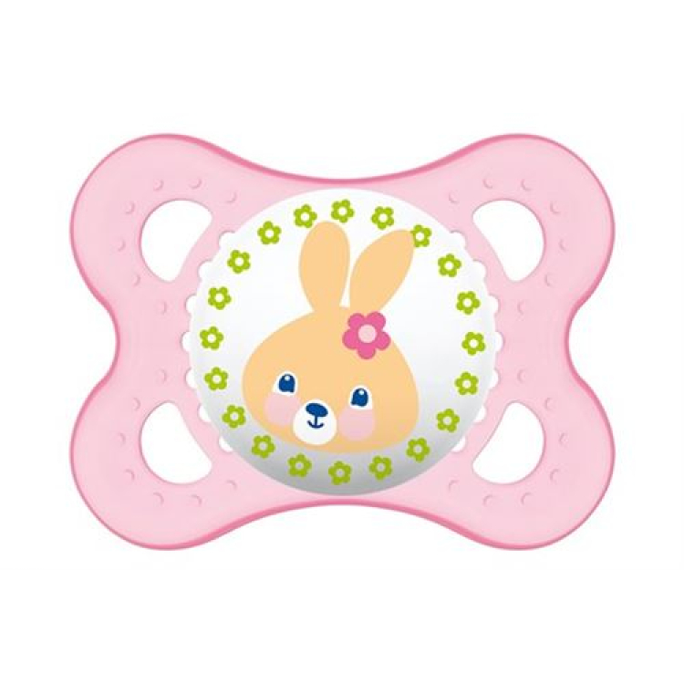 MAM Original Nuggi Silicone 0-6 Months Girl 2 ks