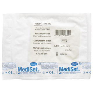 Mediset IVF longuettes type 24 7.5x10cm 8 sterile 60 x 2 pcs