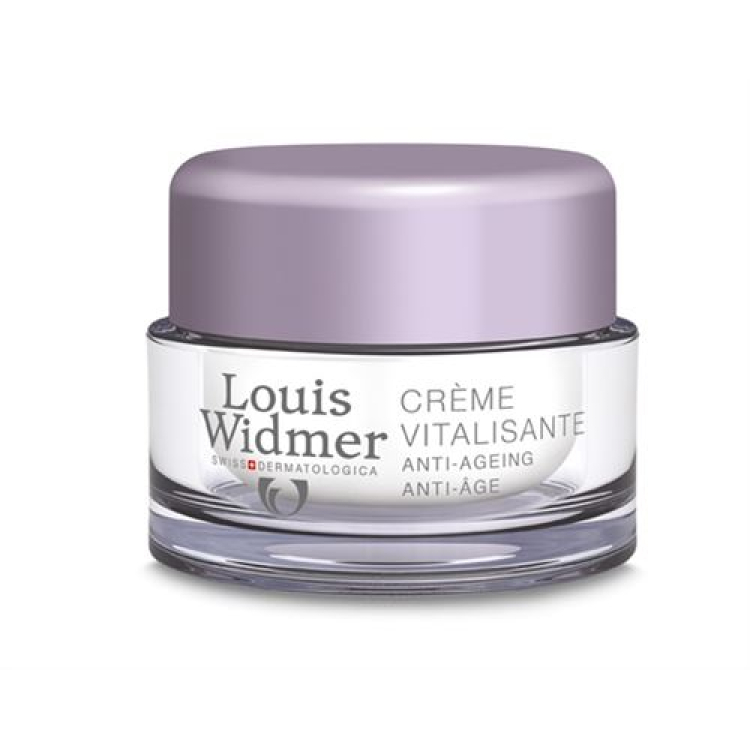 Louis Widmer Soin Crème Vitalisante Non Parfume 50 ml