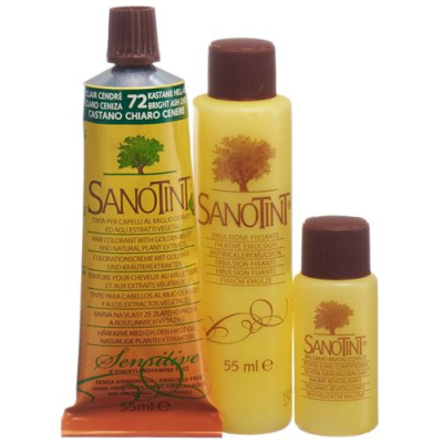 Sanotint Sensitive Light Hair color chestnut 72 light-aschfarbe