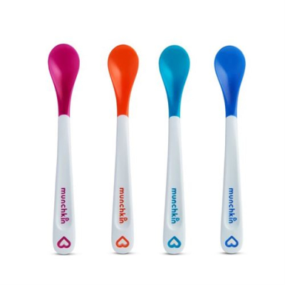 MUNCHKIN safety spoon White Hot 4 pcs