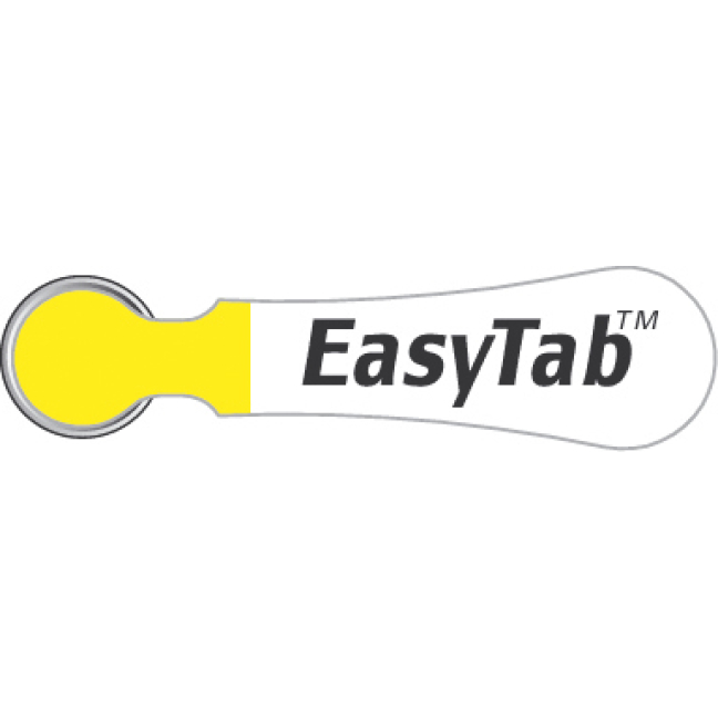 Duracell აკუმულატორი EasyTab 10 Zinc Air D6 1.4V 6 ც