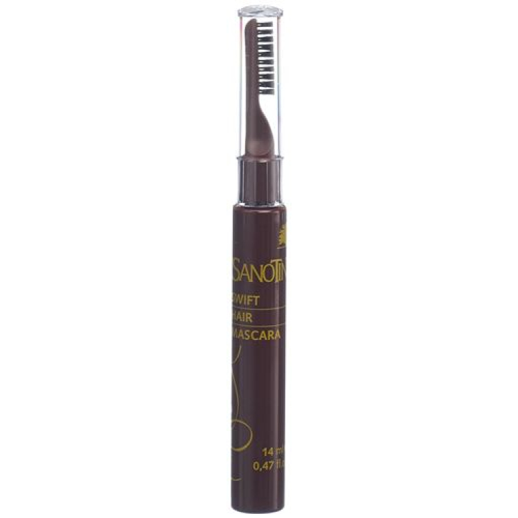 Tusz do rzęs Sanotint Swift Hair Mascara S4 jasny brąz 14 ml