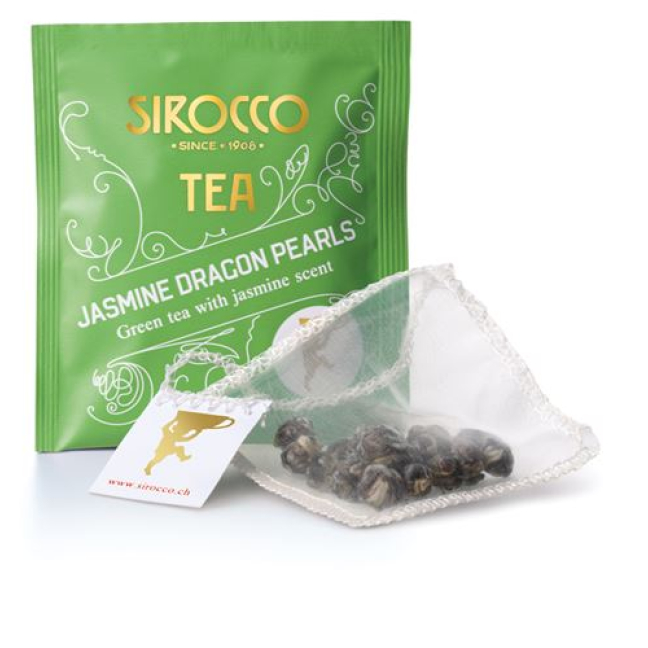 Чай Sirocco в пакетиках Жасминовый жемчуг дракона 20 шт.