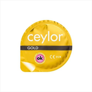 Kondom Ceylor Gold z rezervoarjem 12 kos