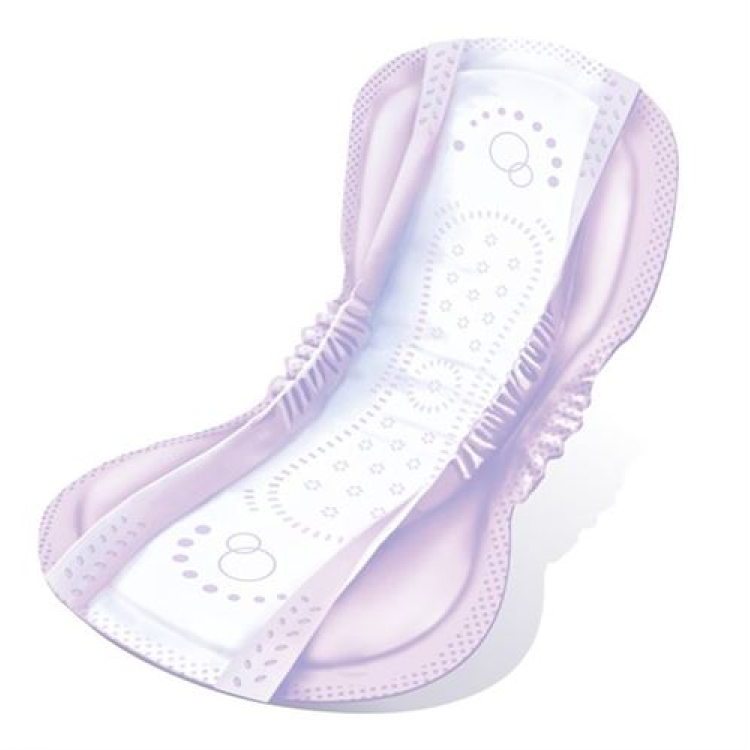 Seni Lady Extra Incontinence Pads with Adhesive Strips Breathable Purple