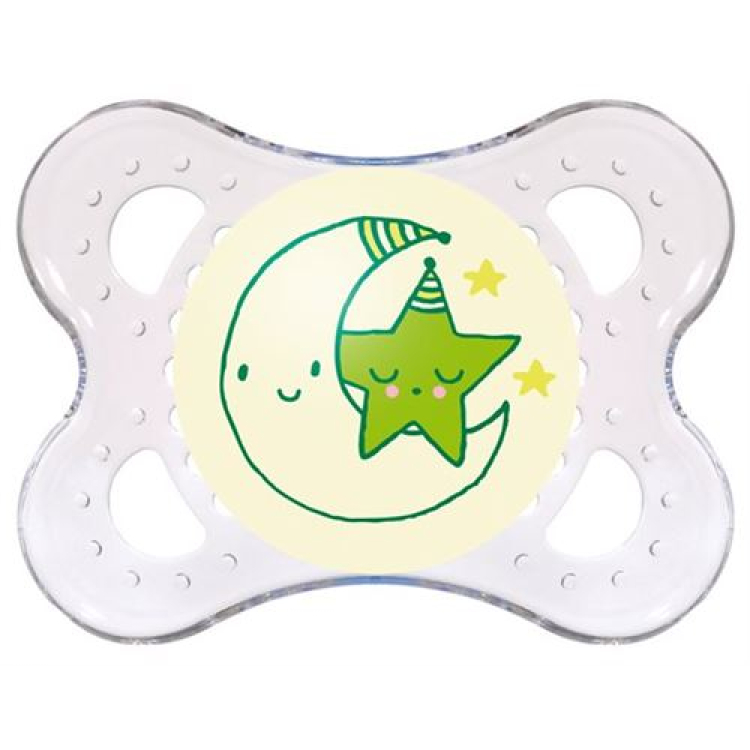 MAM Night soother silicone 0-6 ខែ unisex 2 ភី