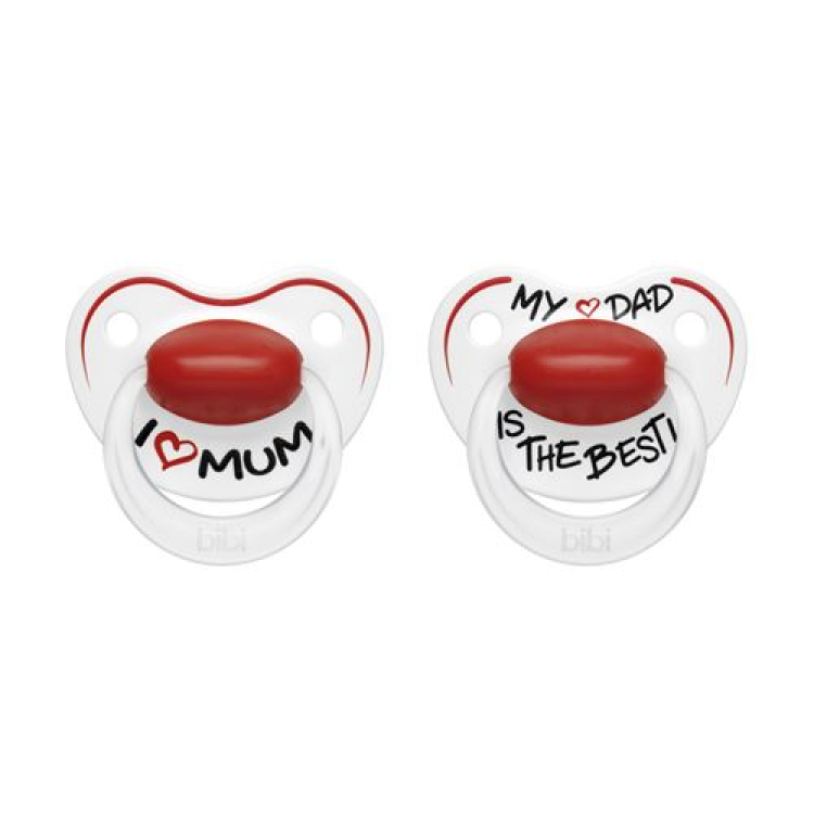 Bibi Nuggi Happiness Densil 6-16 ring Mum / Dad assorted SV-A