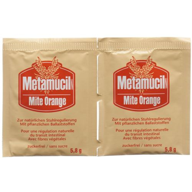 Metamucil N Mite PLV 5,8 g oranžinė 30 Btl 5,8 g