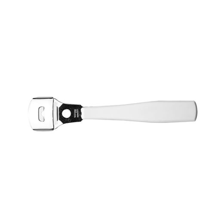 Borghetti Hornhauthobel with white plastic handle