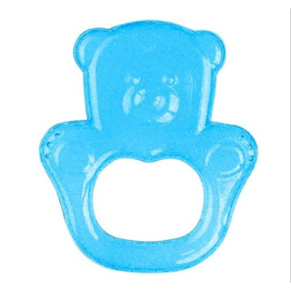 Babyono teething ring with gel bear