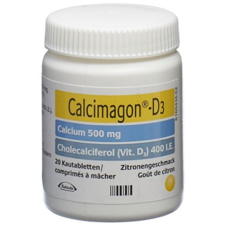 Calcimagon D3 Kautabl sitruuna Ds 60 kpl