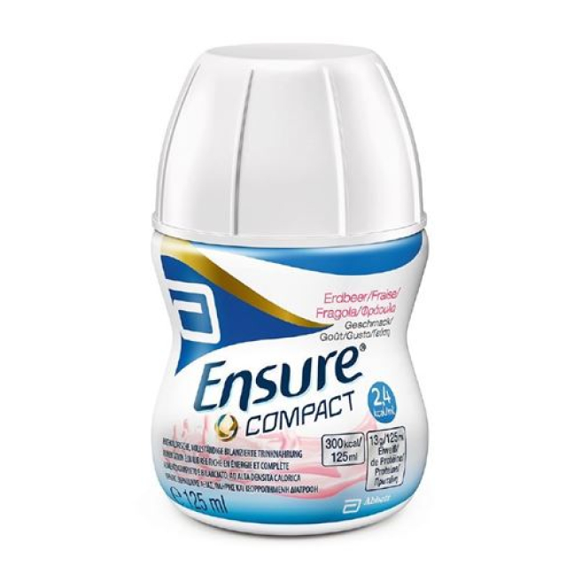 Buy Ensure Compact 2.4 kcal Drink Strawberry 4 x 125 ml Online