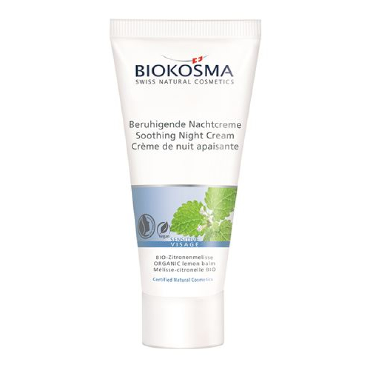 Biokosma Sensitive Lugnande nattkräm Tb 30 ml