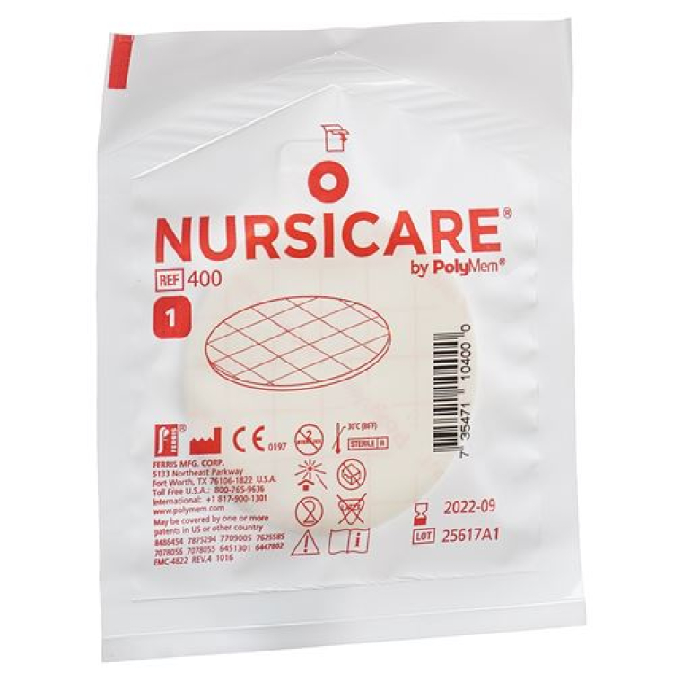 PolyMem NursiCare med Wund und Stillpad ø63mm 6 Stk