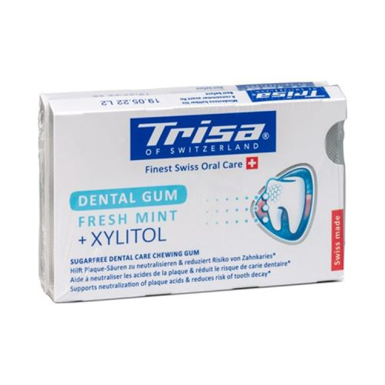 Trisa Dental Gum Fresh Mint DUO 6 pieces