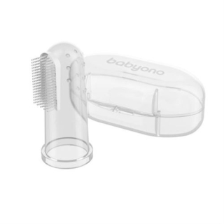 Babyono silicone finger toothbrush with box