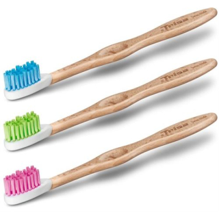 Trisa Natural Clean wooden toothbrush Young soft