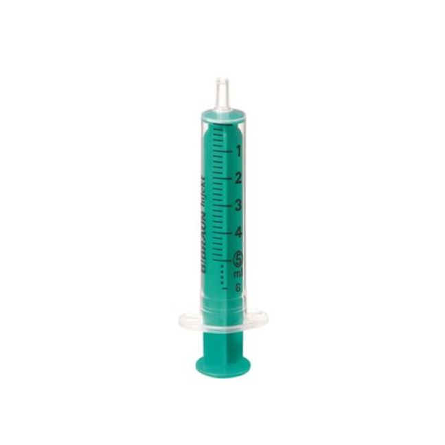 Buy B. Braun Inject 5ml Syringe Luer Two-part Eccentric 100 pcs online from Switzerland