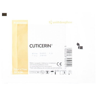 Cuticerin ointment compress 7.5x7.5cm 50 pcs
