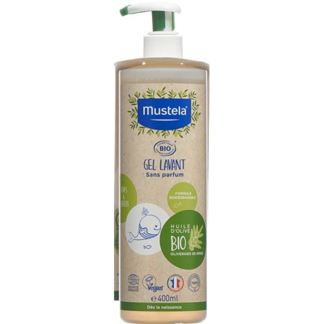 Mustela Cleansing Gel Hair and Body BIO 400 ml