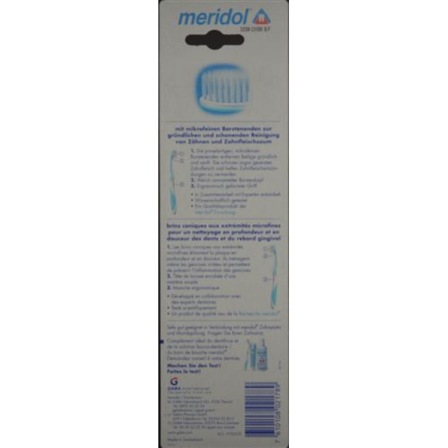 meridol toothbrush soft Duo