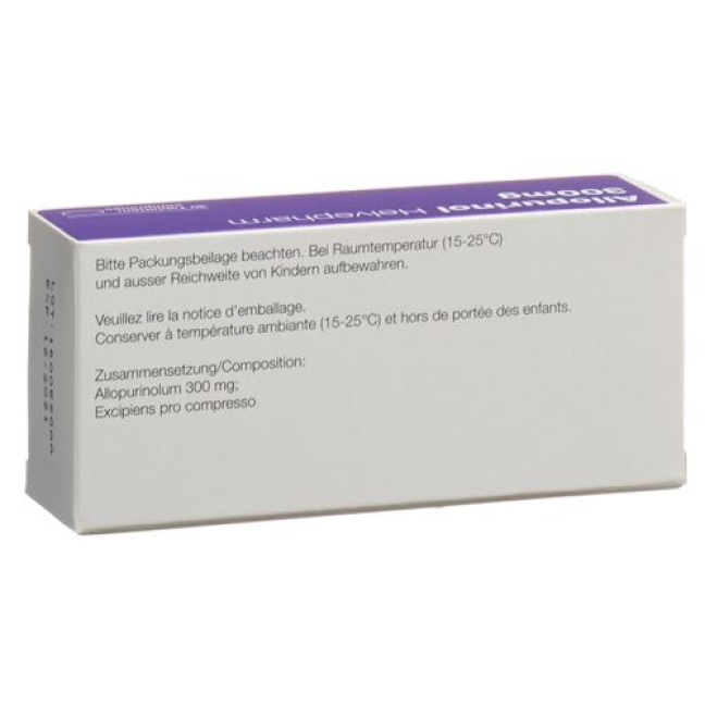 Allopurinol 300 mg tablets Helvepharm 30 pcs
