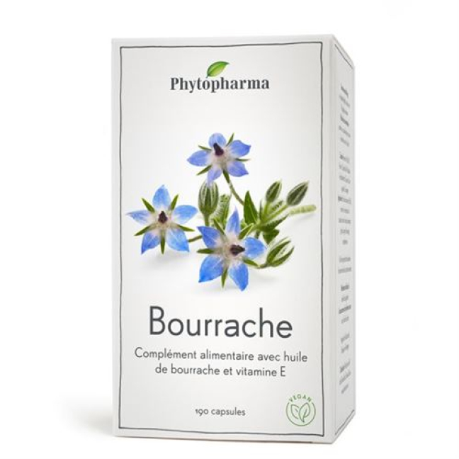 Phytopharma Borretsch Kaps 500 mg 190 Stk