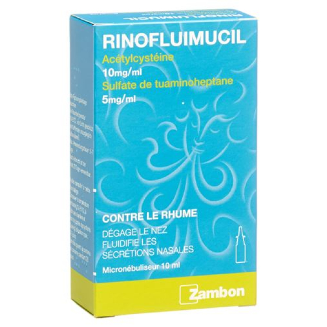 Pengabut mikro Rinofluimucil 10 ml