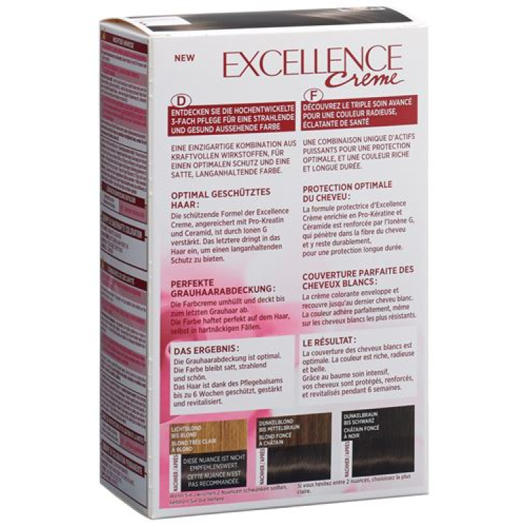 EXCELLENCE Cream Triple Prot 3 dark brown