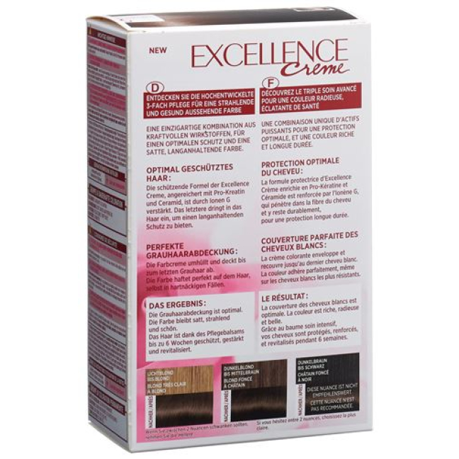 EXCELLENCE Cream Triple Prot 5 ашық қоңыр