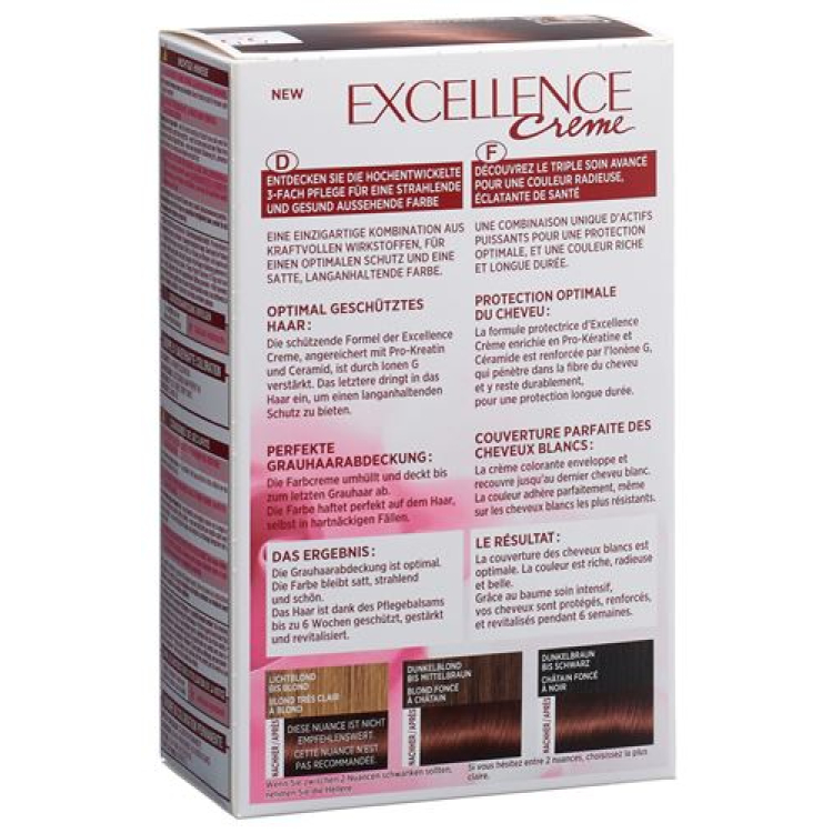 EXCELLENCE Creme Triple Prot 5.5 mahag hellbraun