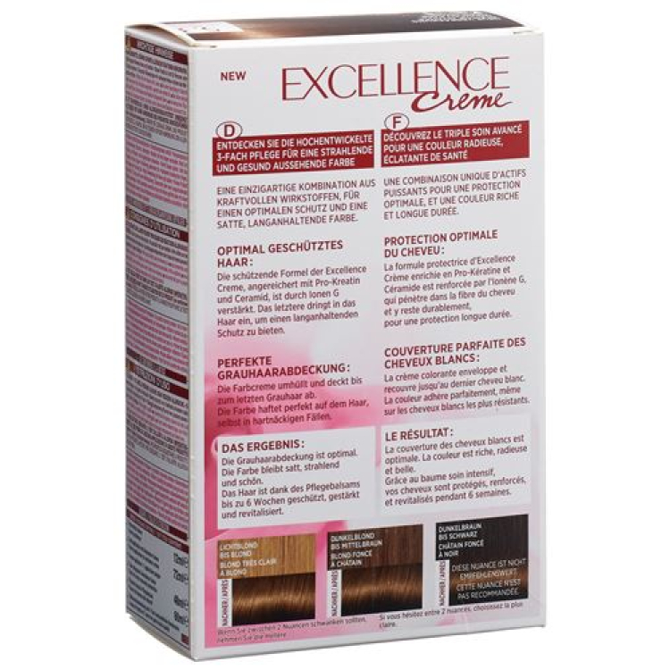 EXCELLENCE Creme Triple Prot قهوه ای طلایی روشن 5.3