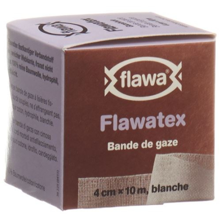 Flawa Flawatex γάζα επίδεσμο κουτί 10mx4cm