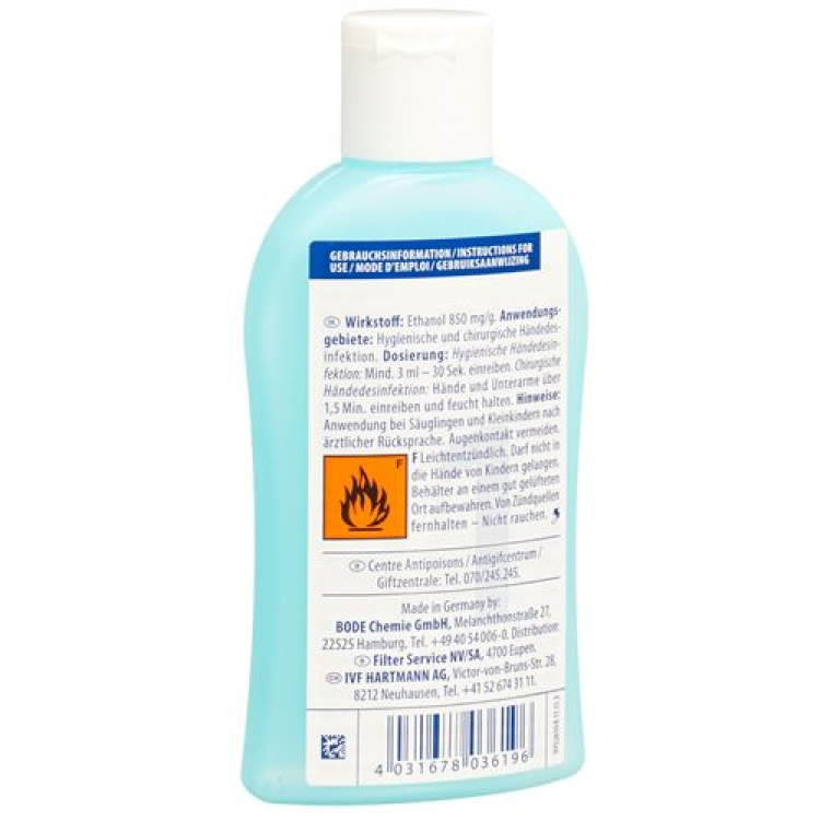 Gel desinfetante para as mãos Sterillium Fl 475 ml