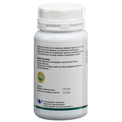 Burgerstein Spirulina 180 tablečių