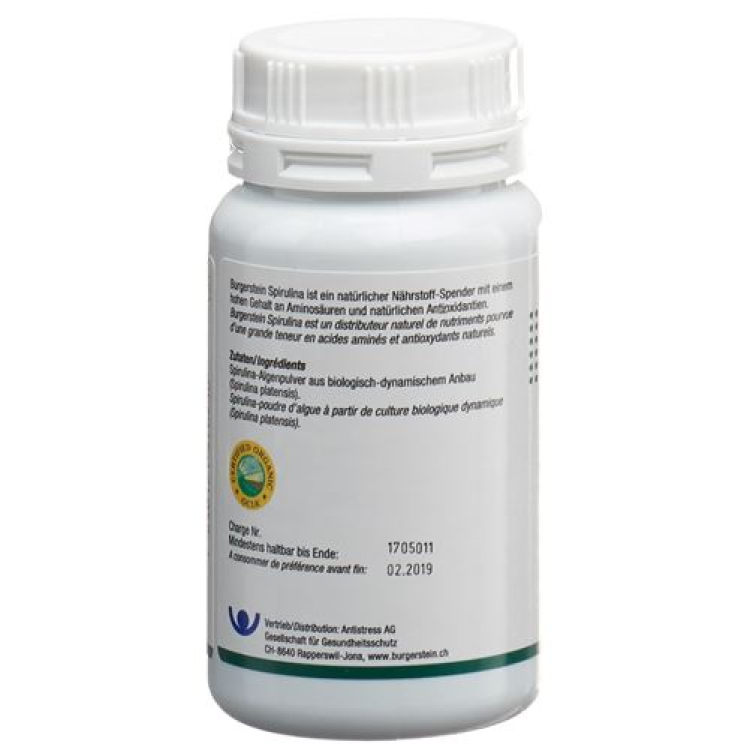 Burgerstein Spirulina 180 tableta