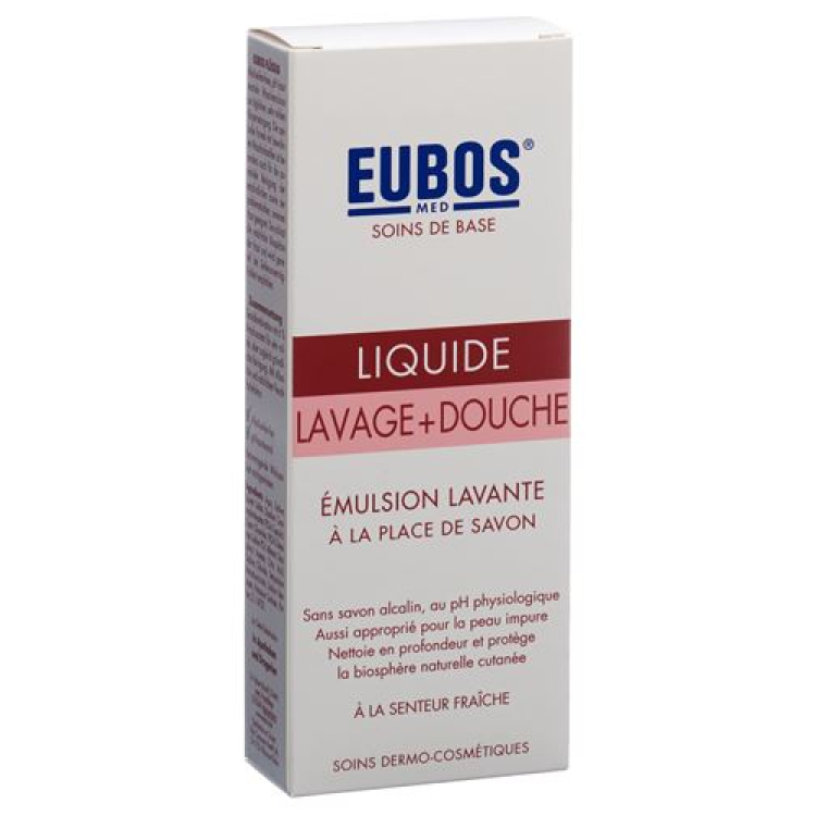 EUBOS sæbe liq parf pink flaske 200 ml