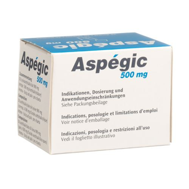 Aspegic PLV 500 мг Btl 20 дана