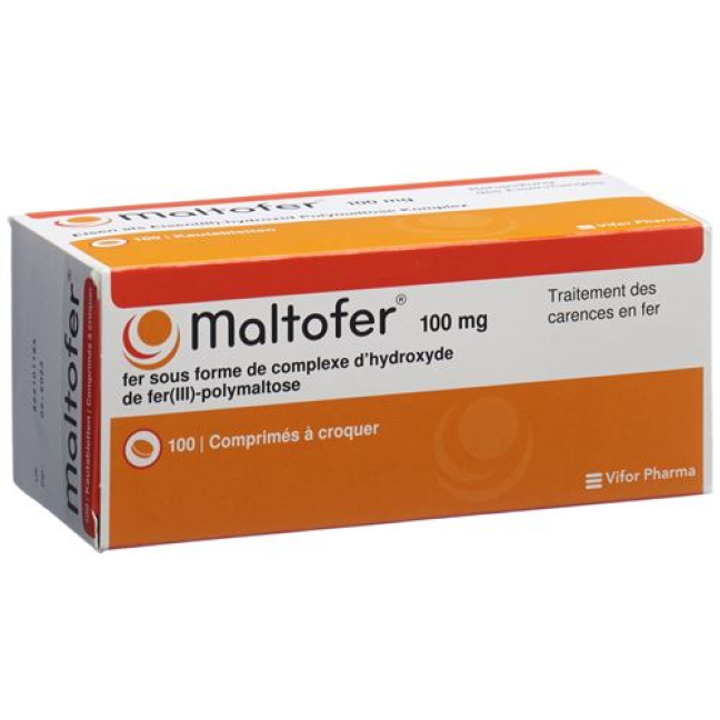 Maltofer Kautabl 100 mg 100 uds
