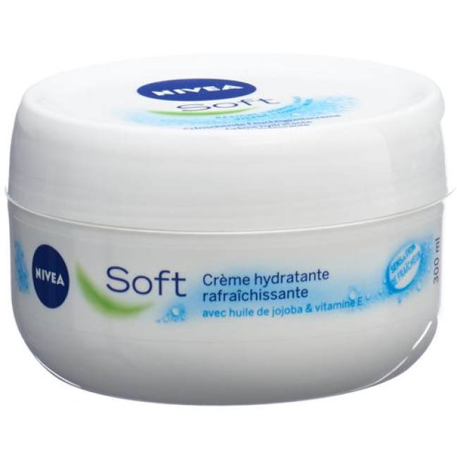 Nivea Soft Moisturizing Cream Pot 300 ml - Buy Online at Beeovita