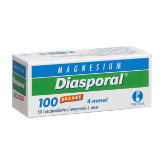 Pastilles diasporales au magnésium 100 mg 50 pcs
