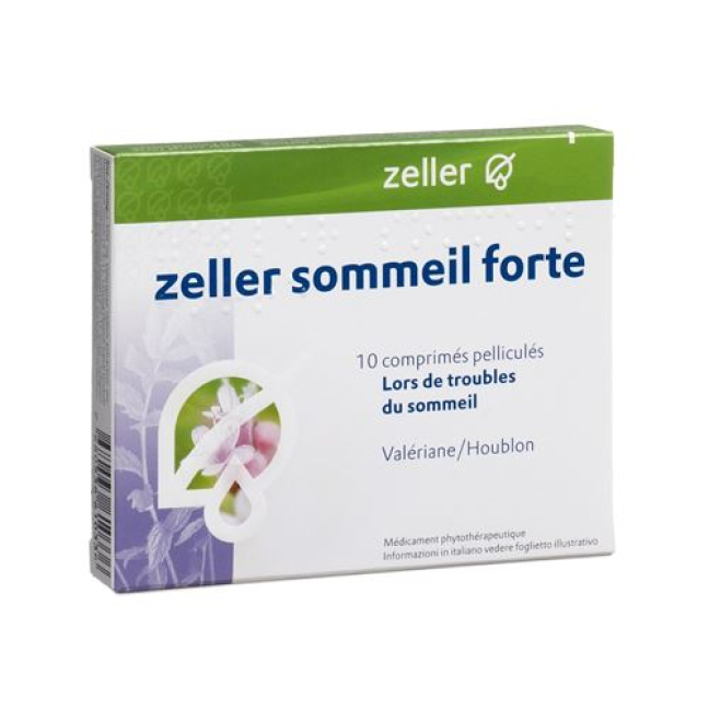 Zeller Sleep Forte 10 үлбірлі қабықпен қапталған таблеткалар